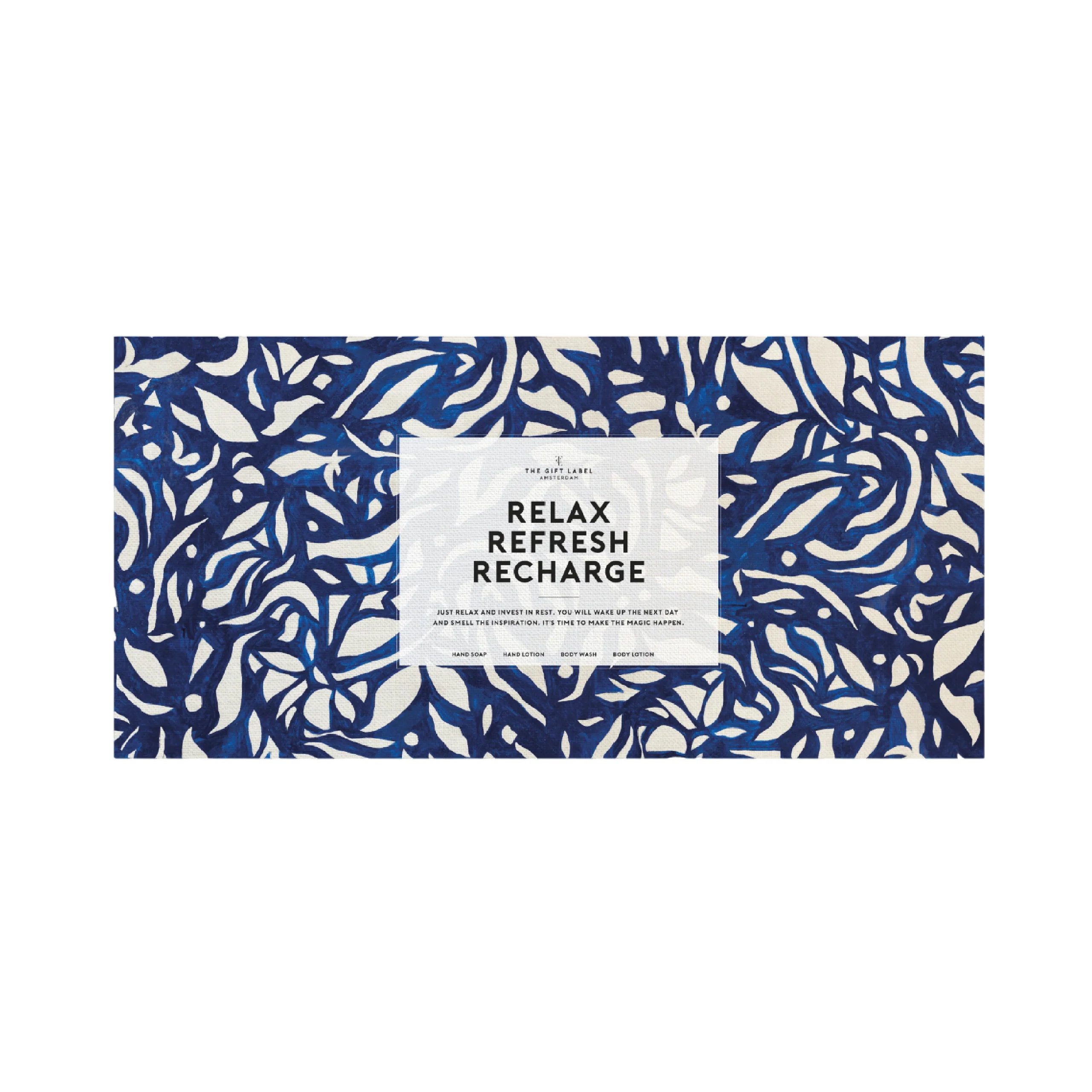 'Relax, Refresh, Recharge' Luxury Gift Box | Hand Soap, Hand Lotion, Body Wash & Body Lotion Set - Image 3