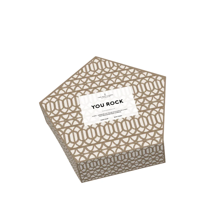 'You Rock' Pentagonal Gift Box for Her | Hand Soap & Body Wash Set - Image 3