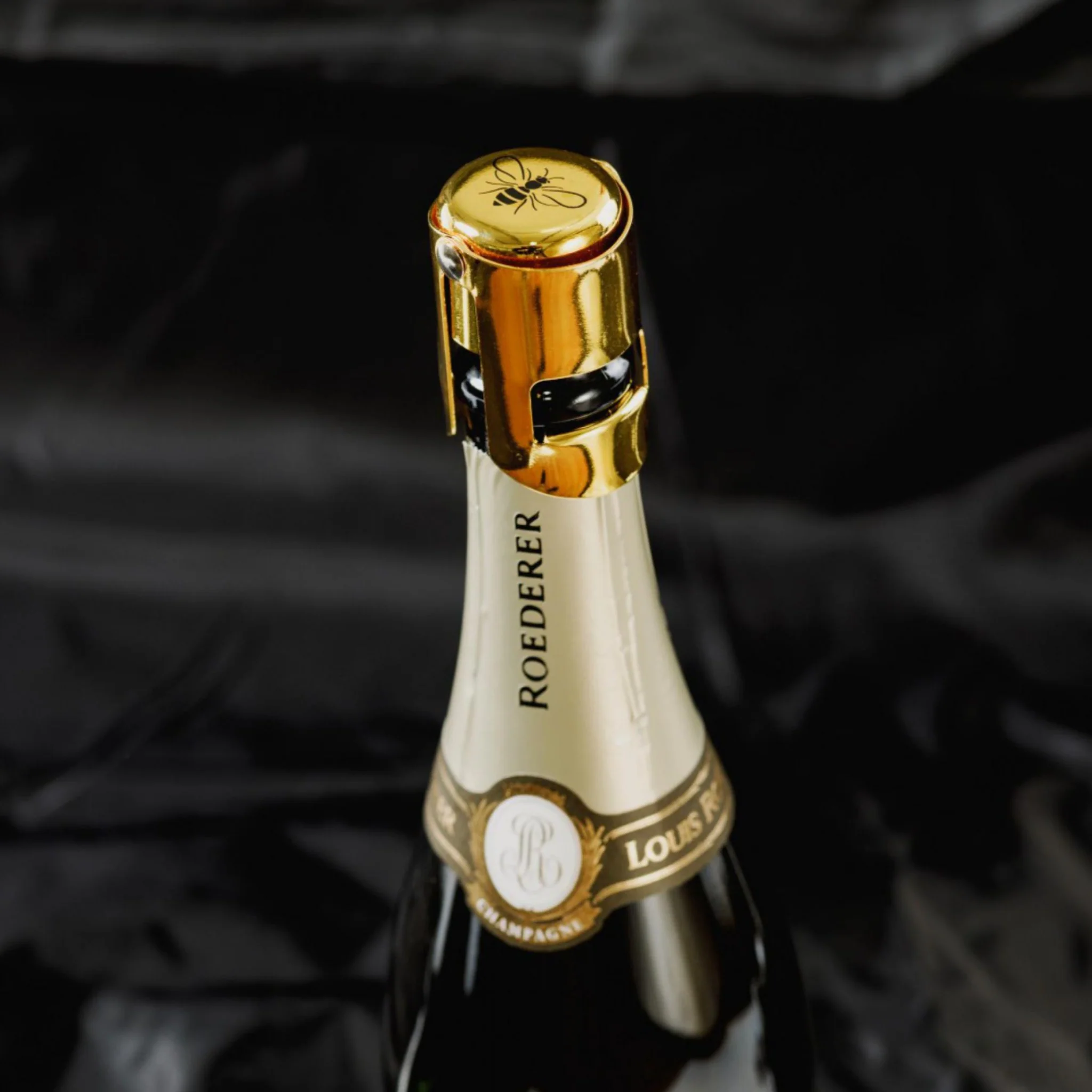 Champagne/Prosecco Bottle Stopper | Gold Bee - Image 2