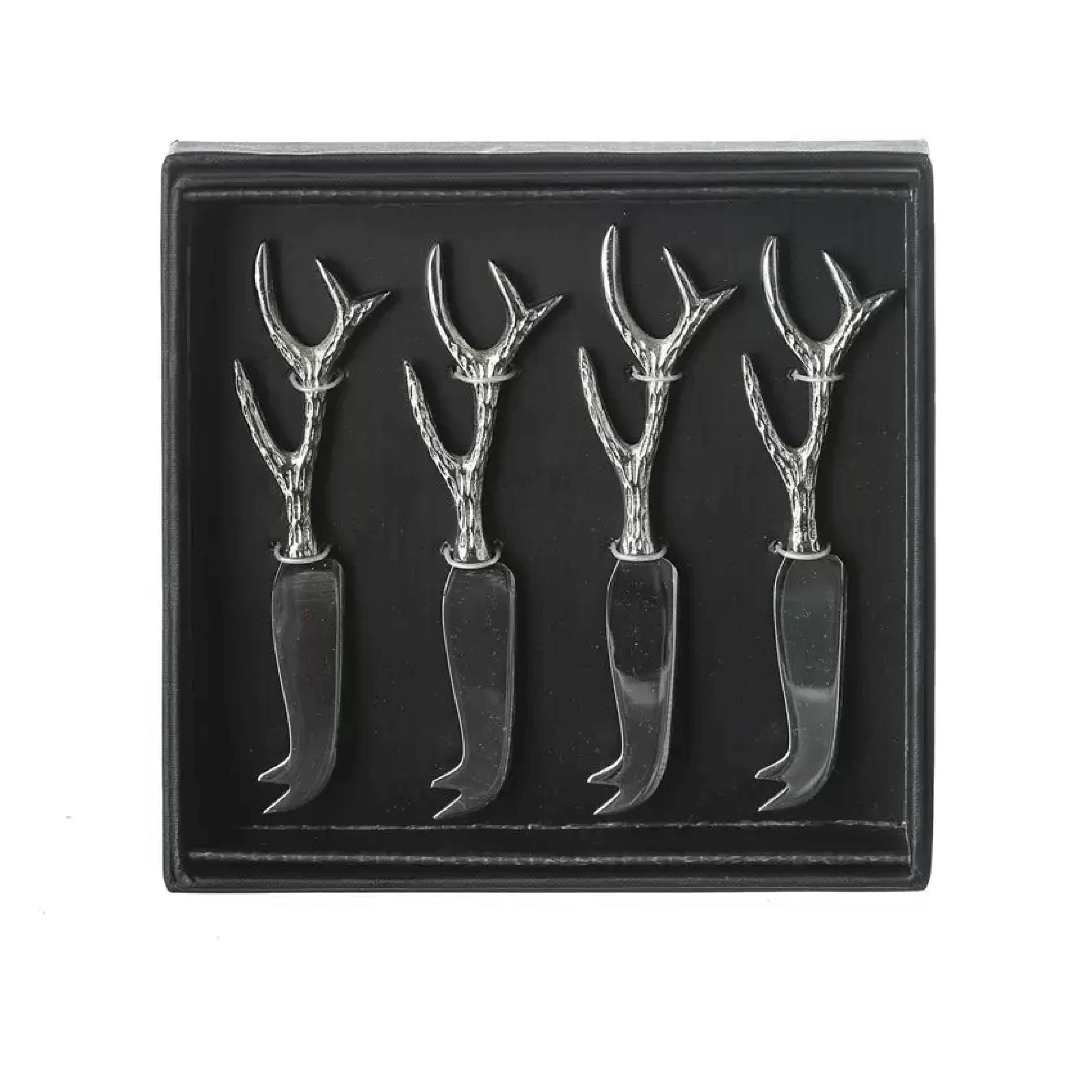Cheese Knife Set | Mini Stag Antler | 4-Piece
