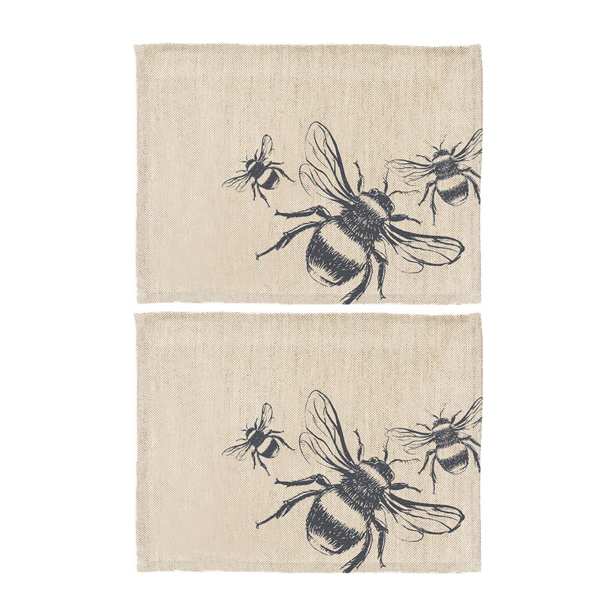Linen Placemats | Bee | Set of 2