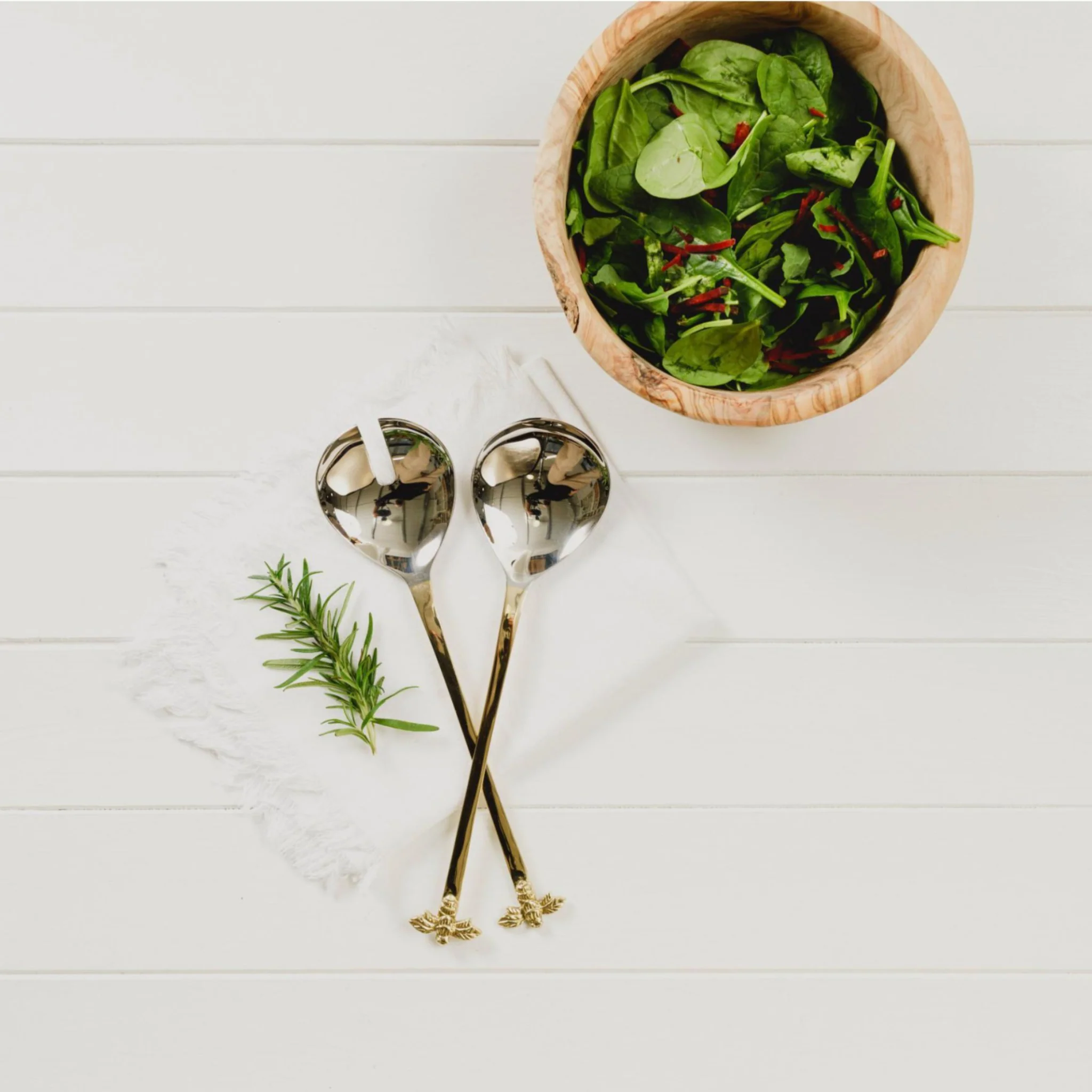 Salad Server Set | Gold Bee | 2-Piece - Image 4