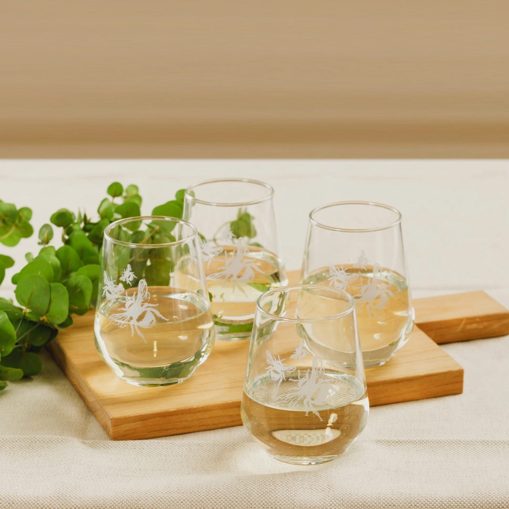 Stemless Bee Glasses | Set of 4 - Image 2