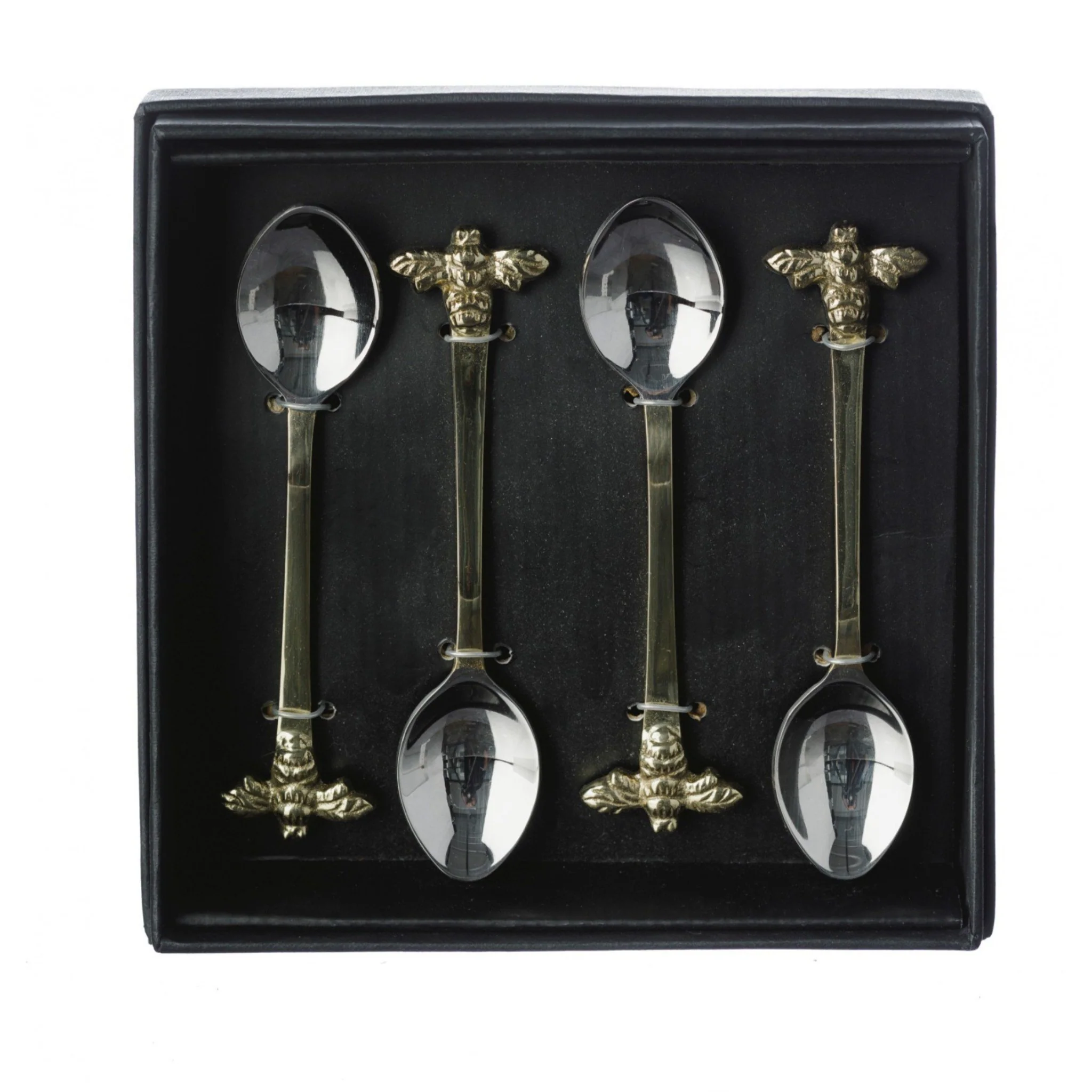 Teaspoons | Gold Bee | Set of 4 - Image 3