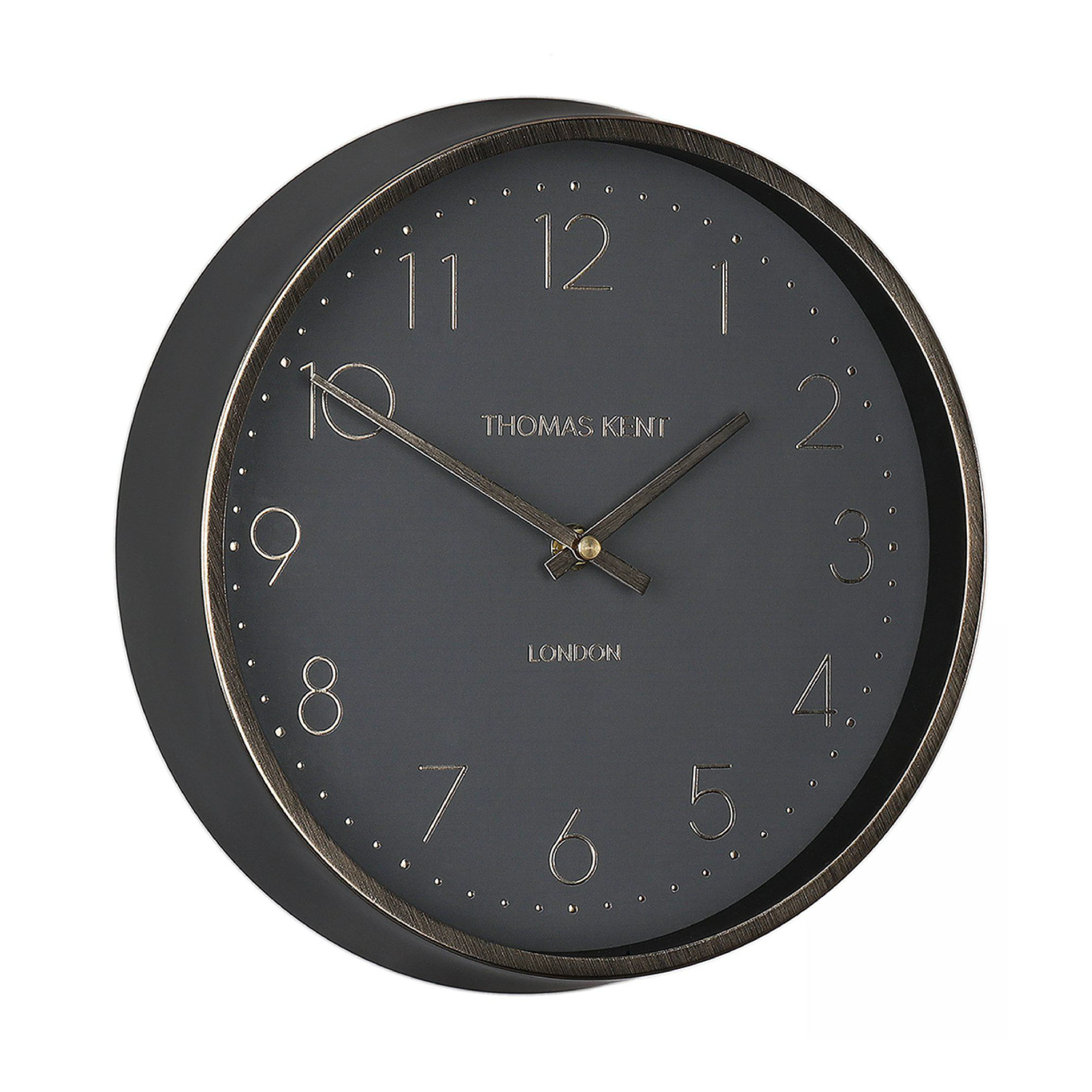 Hampton Wall Clock | Black | 10'' - Image 3