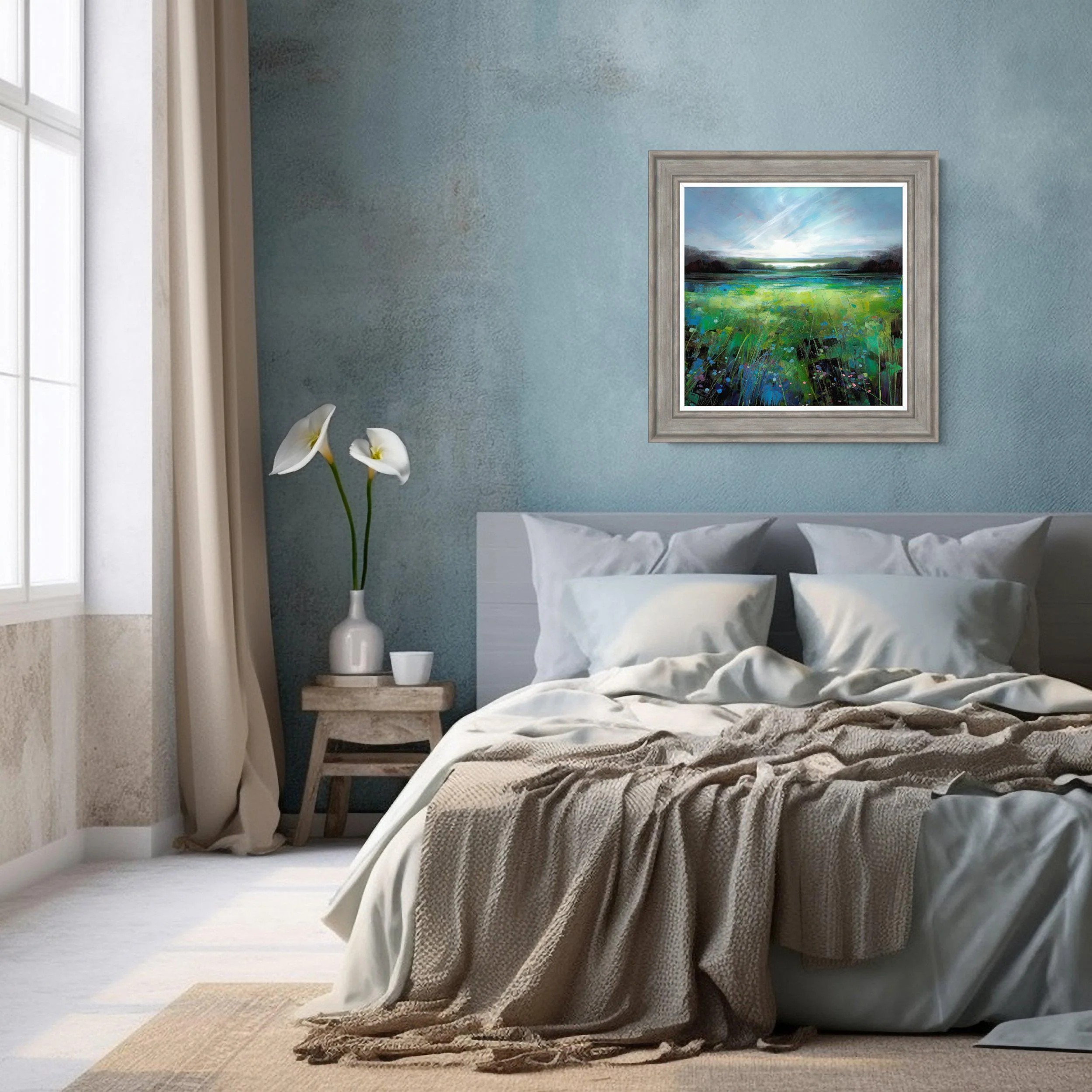 'Time Stands Still' Wall Art | 90x90cm - Image 2