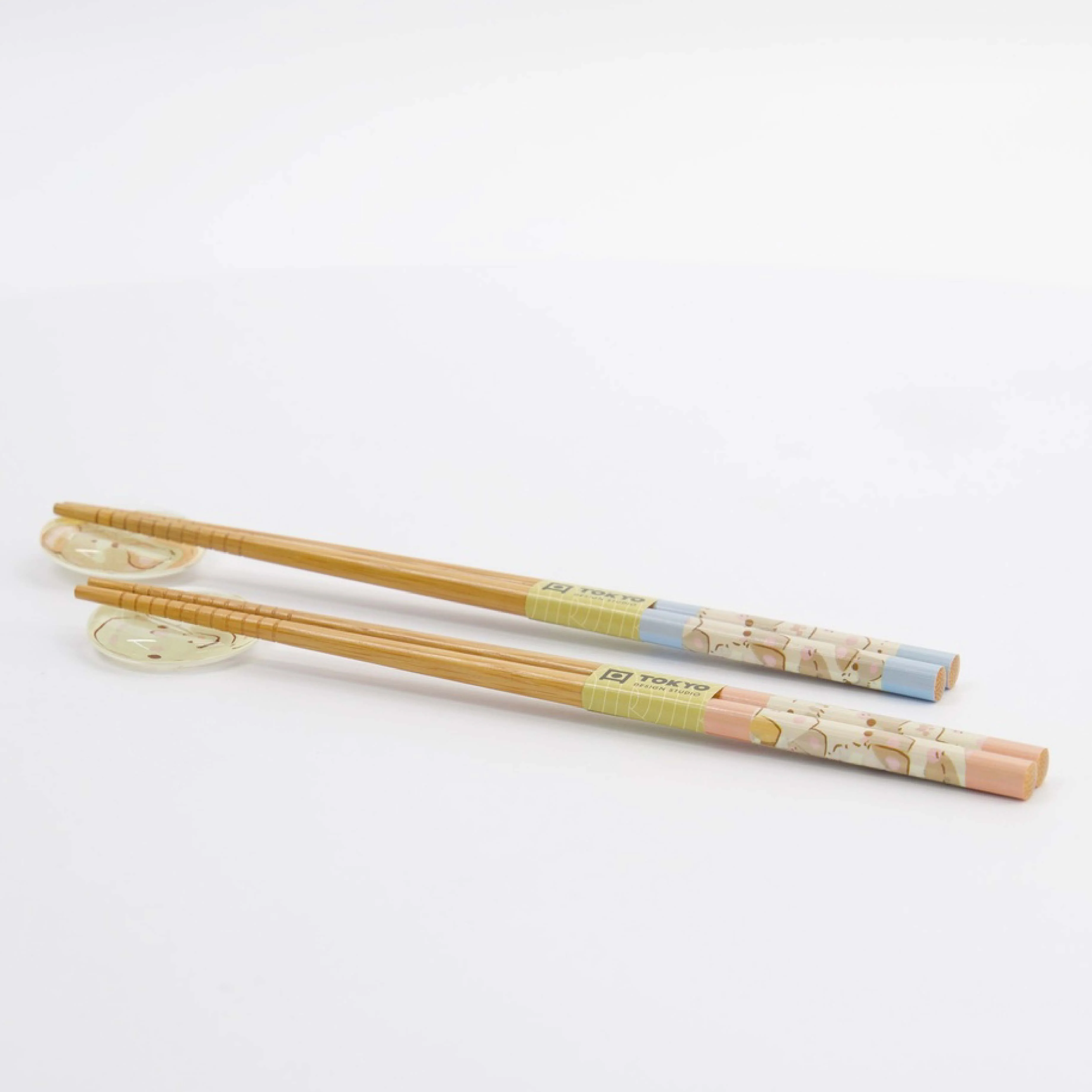 Kawaii Cats Chopstick Set | Pastel | 4 Piece - Image 2