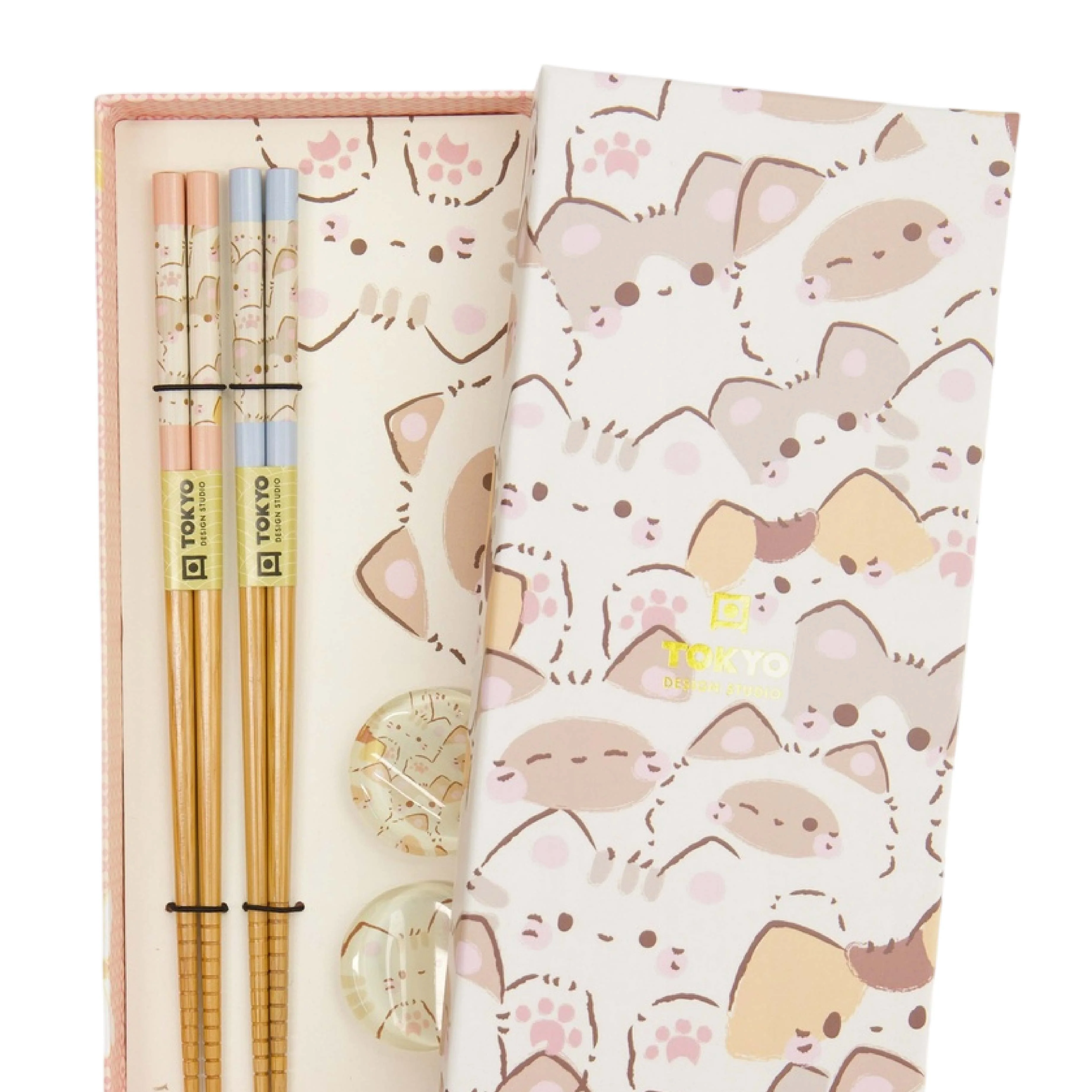 Kawaii Cats Chopstick Set | Pastel | 4 Piece - Image 5
