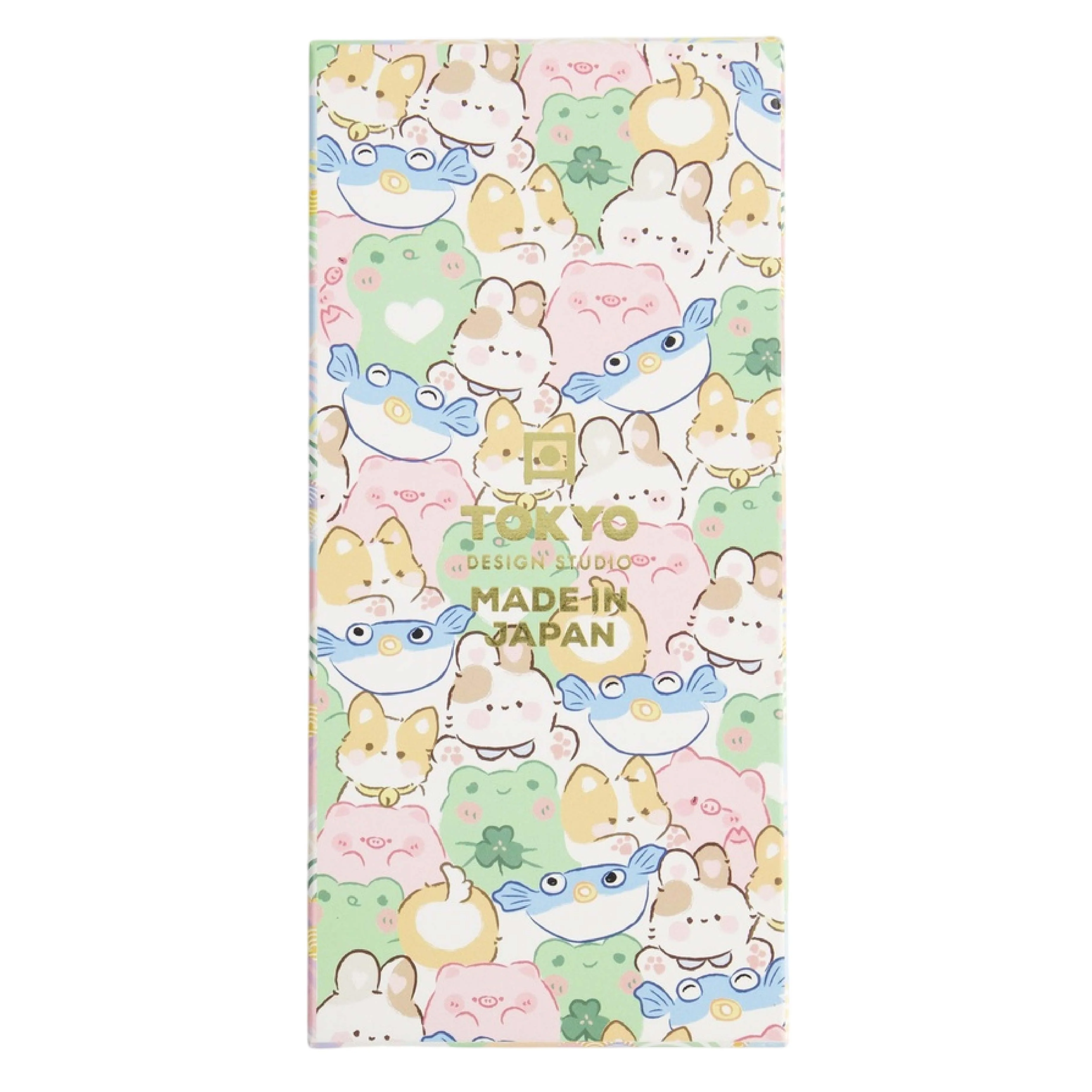 Kawaii Lucky Cat Rice Bowl Set | Blue & Pink | Set of 4 - Image 5