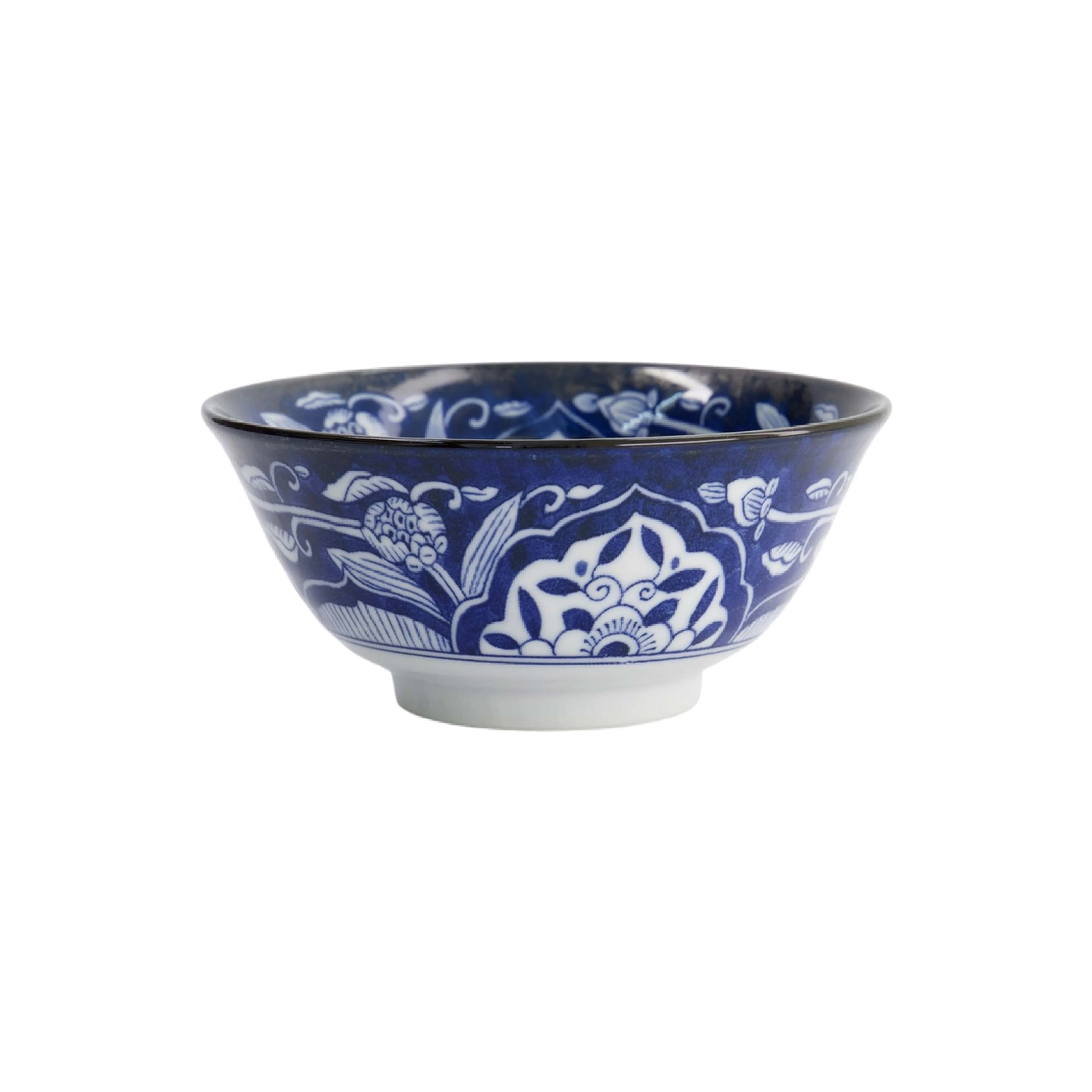 Kawaii Lucky Cat Tayo Bowl | Blue & White | 15cm - Image 4