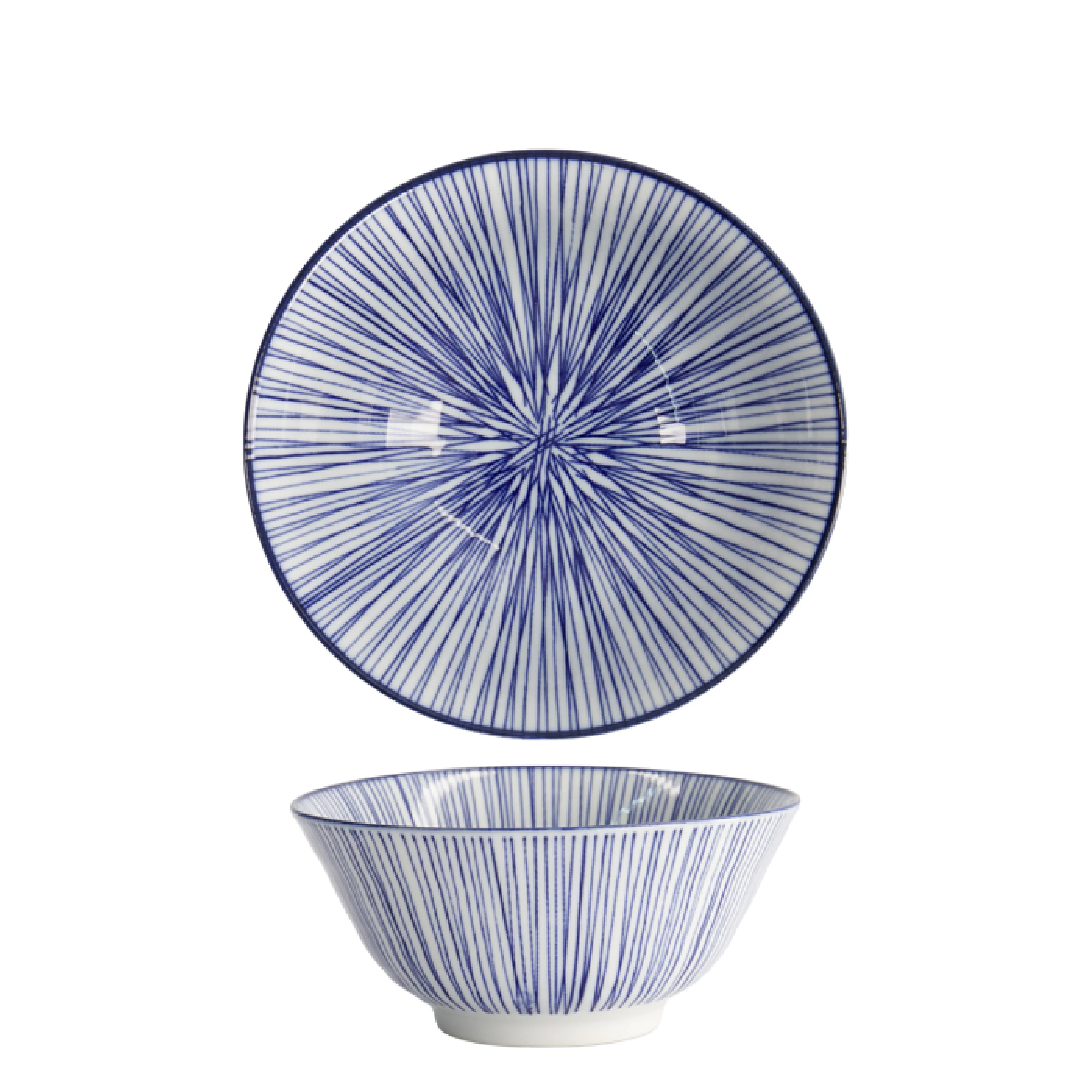 Nippon Lines Tayo Bowl | Blue & White | 15cm - Image 3