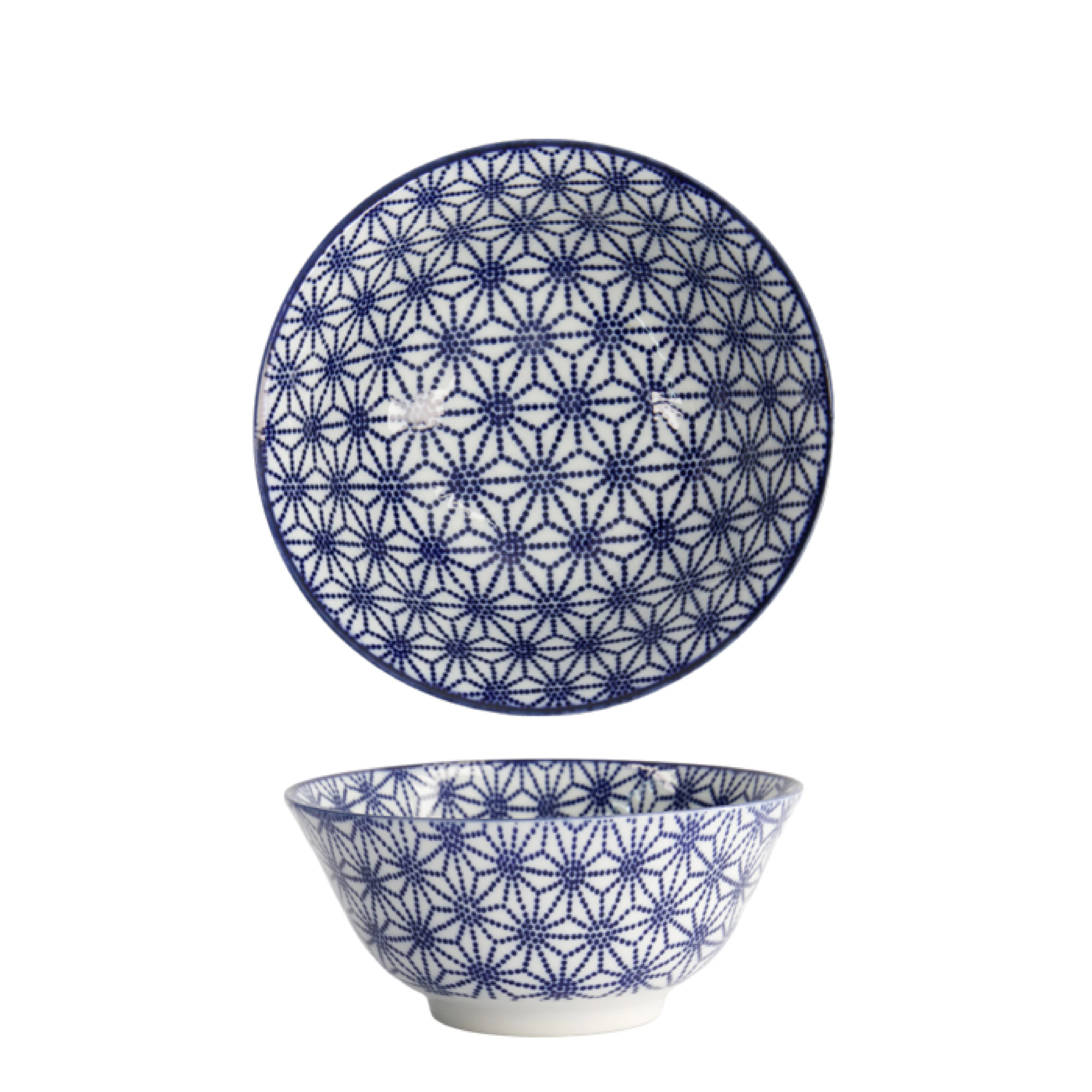 Nippon Stars Tayo Bowl | Blue & White | 15cm - Image 3