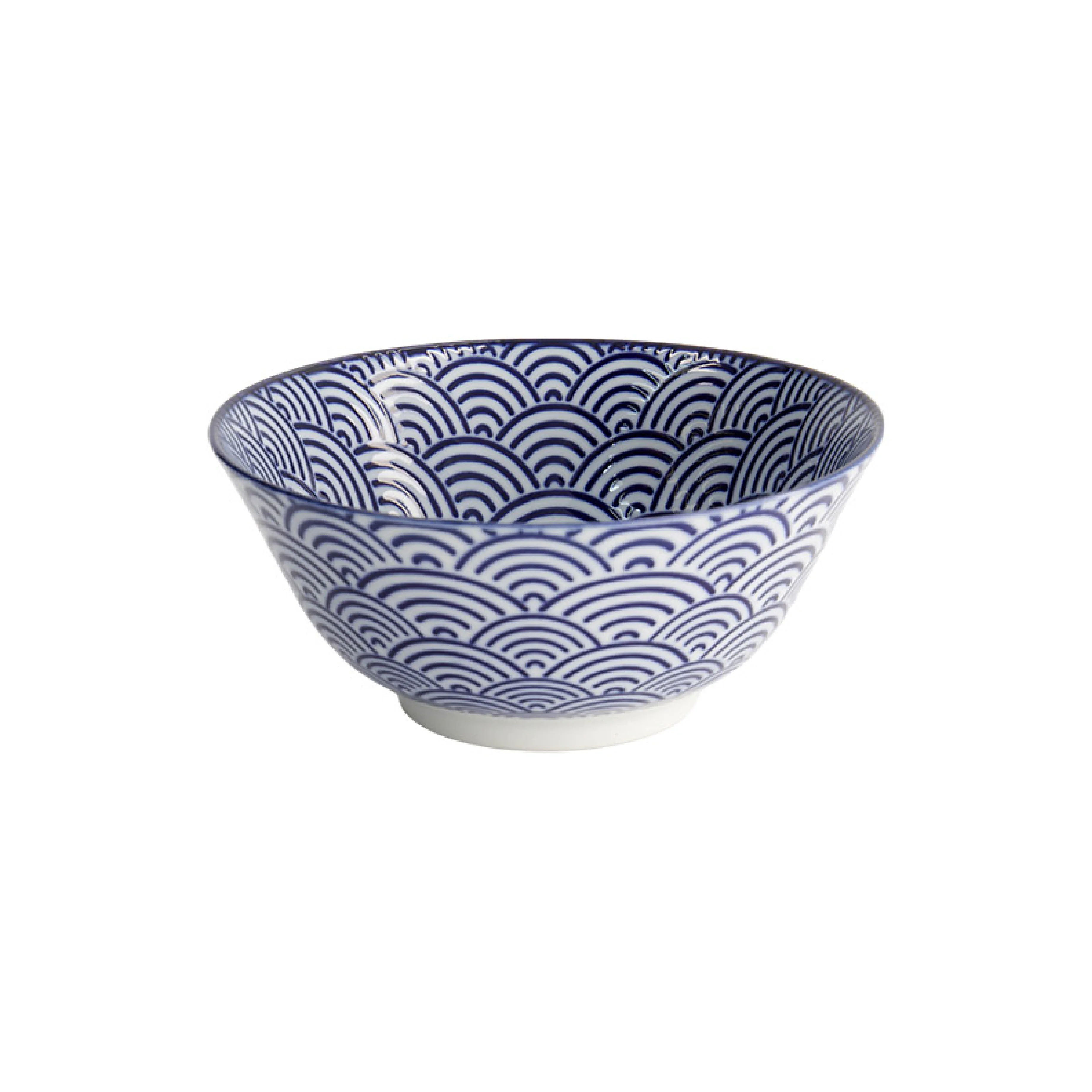 Nippon Waves Tayo Bowl | Blue & White | 15cm