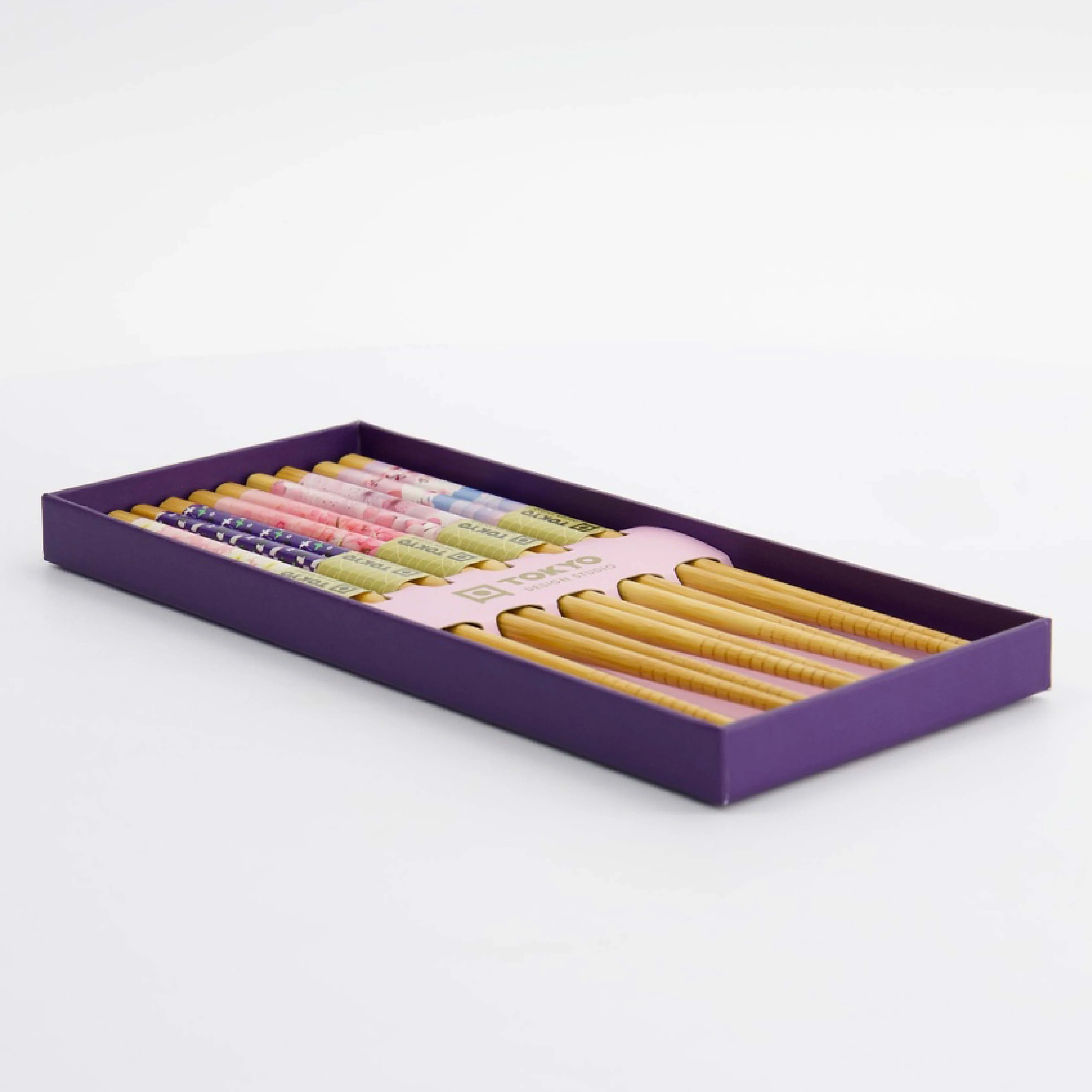 Sakura Chopstick Set | Pink | 5 Piece - Image 2