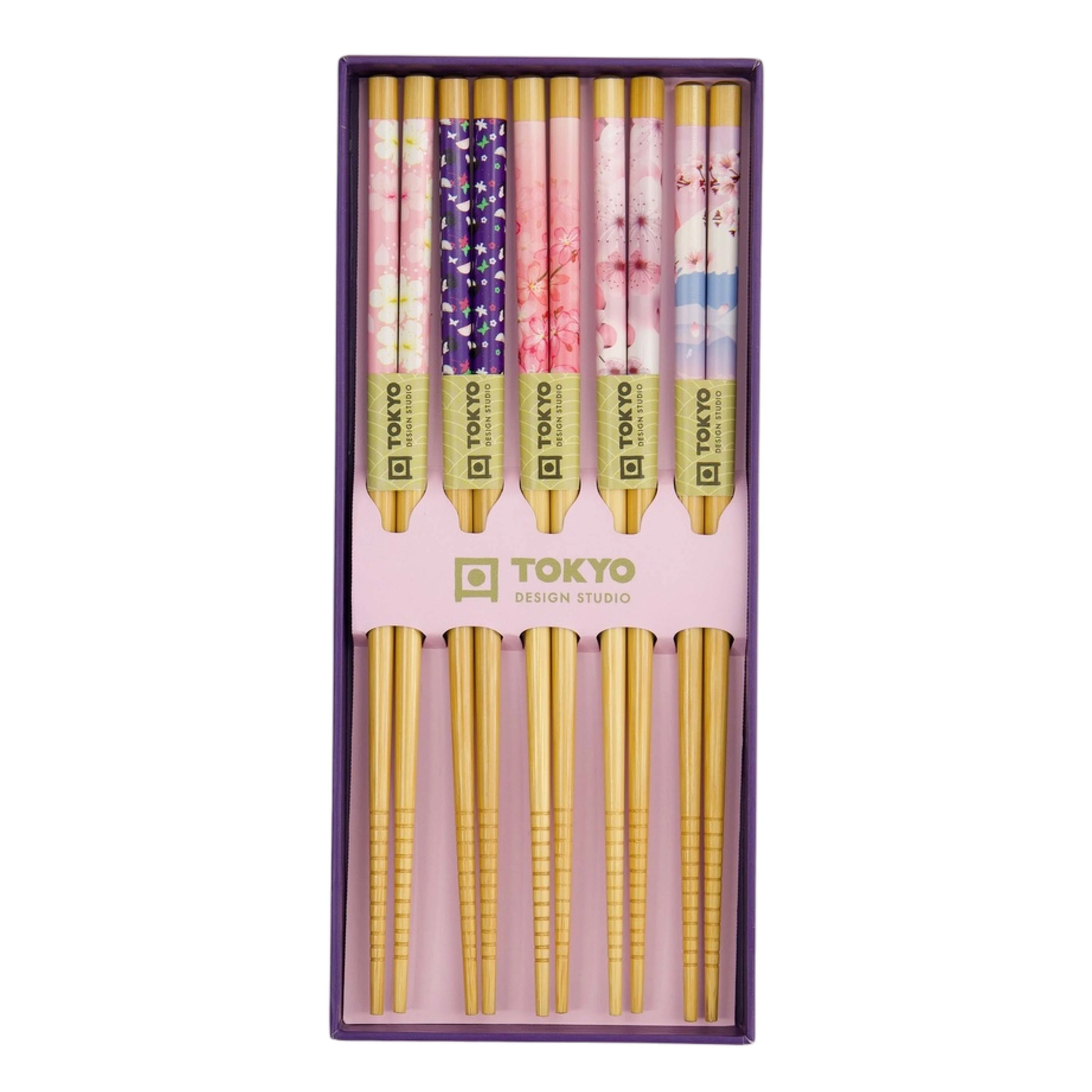 Sakura Chopstick Set | Pink | 5 Piece - Image 3
