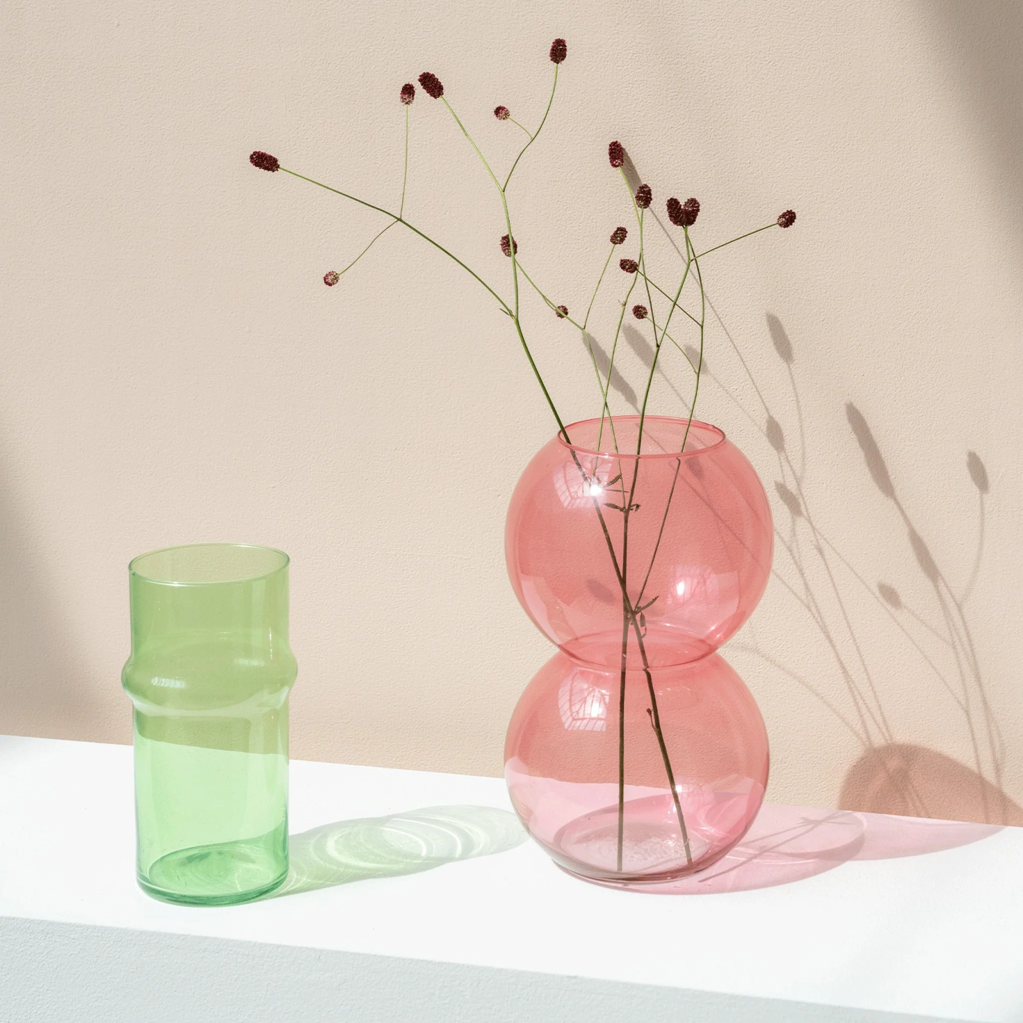 Recyled Glass Vase | Green Eyes - Image 2