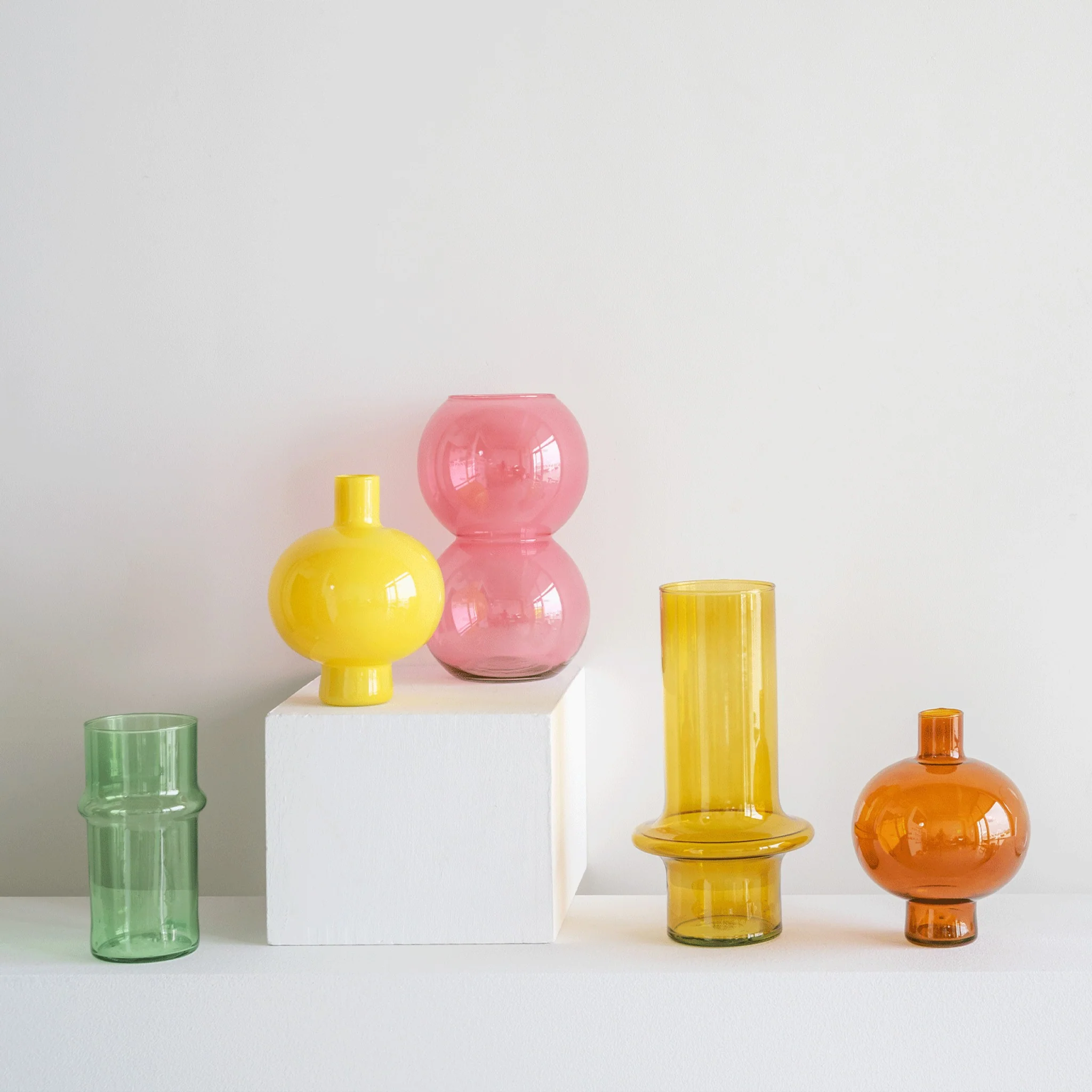 Recyled Glass Vase | Green Eyes - Image 3