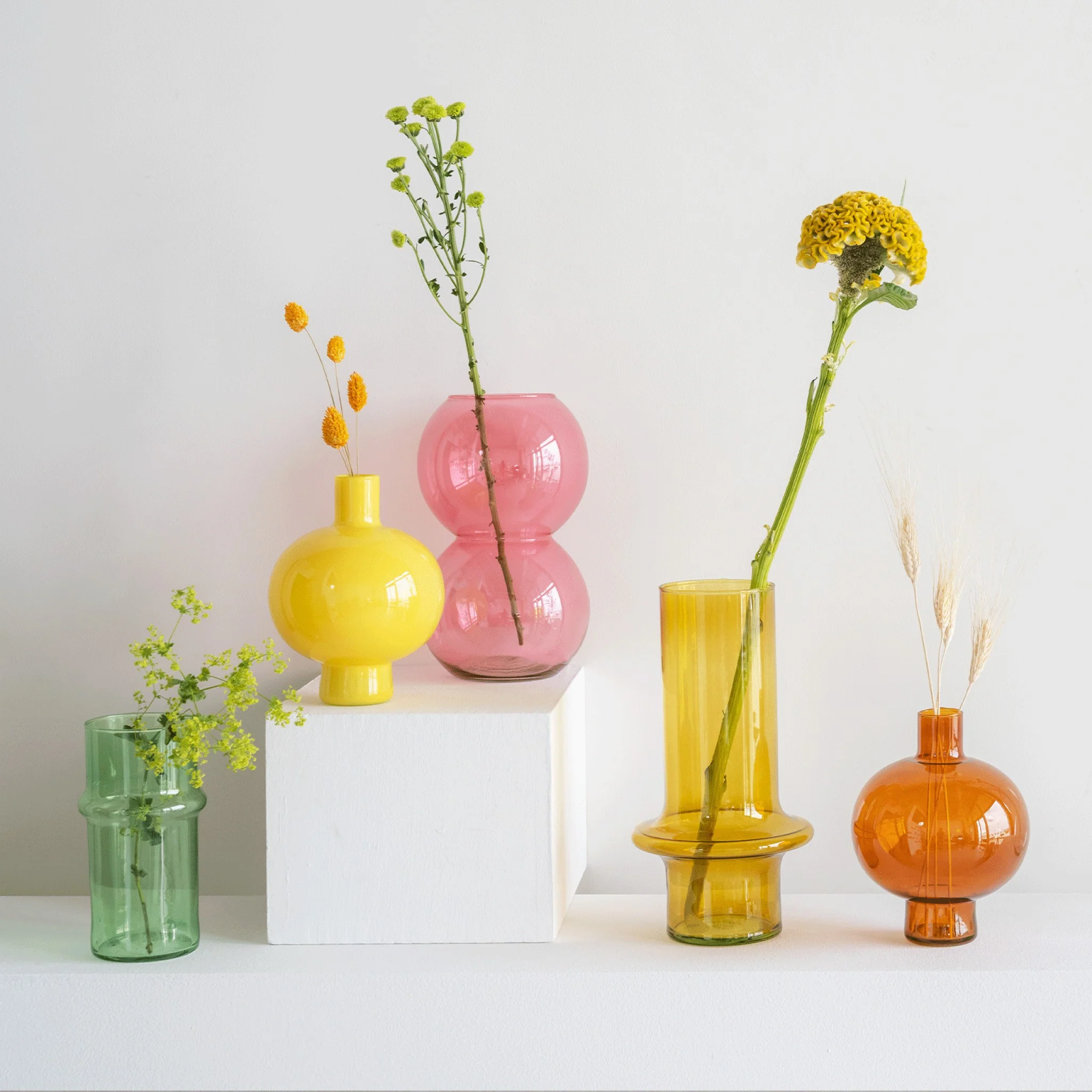 Recyled Glass Vase | Green Eyes - Image 4