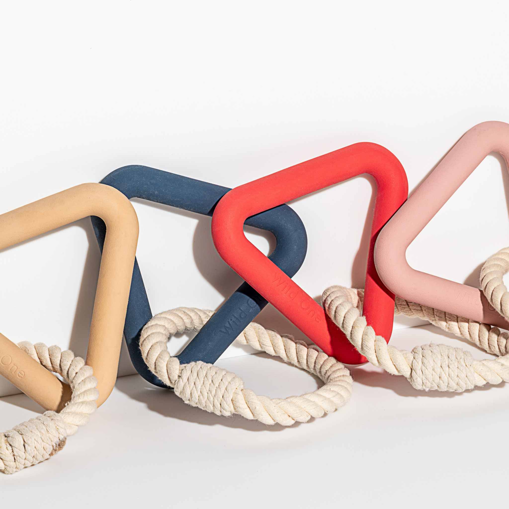 Triangle Tug Toy | Pink - Image 2
