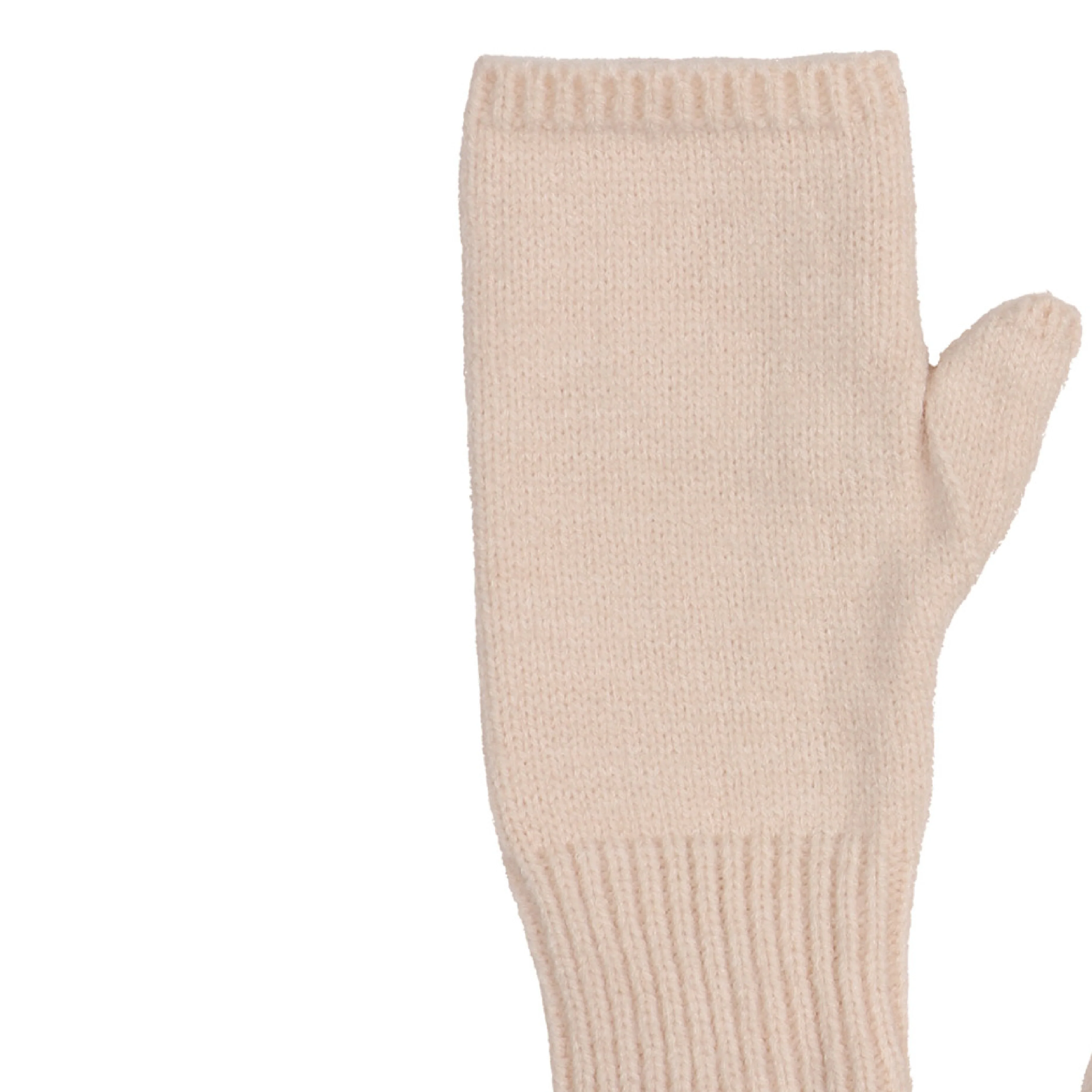 Women's Lightweight Mittens | Cream - Image 2