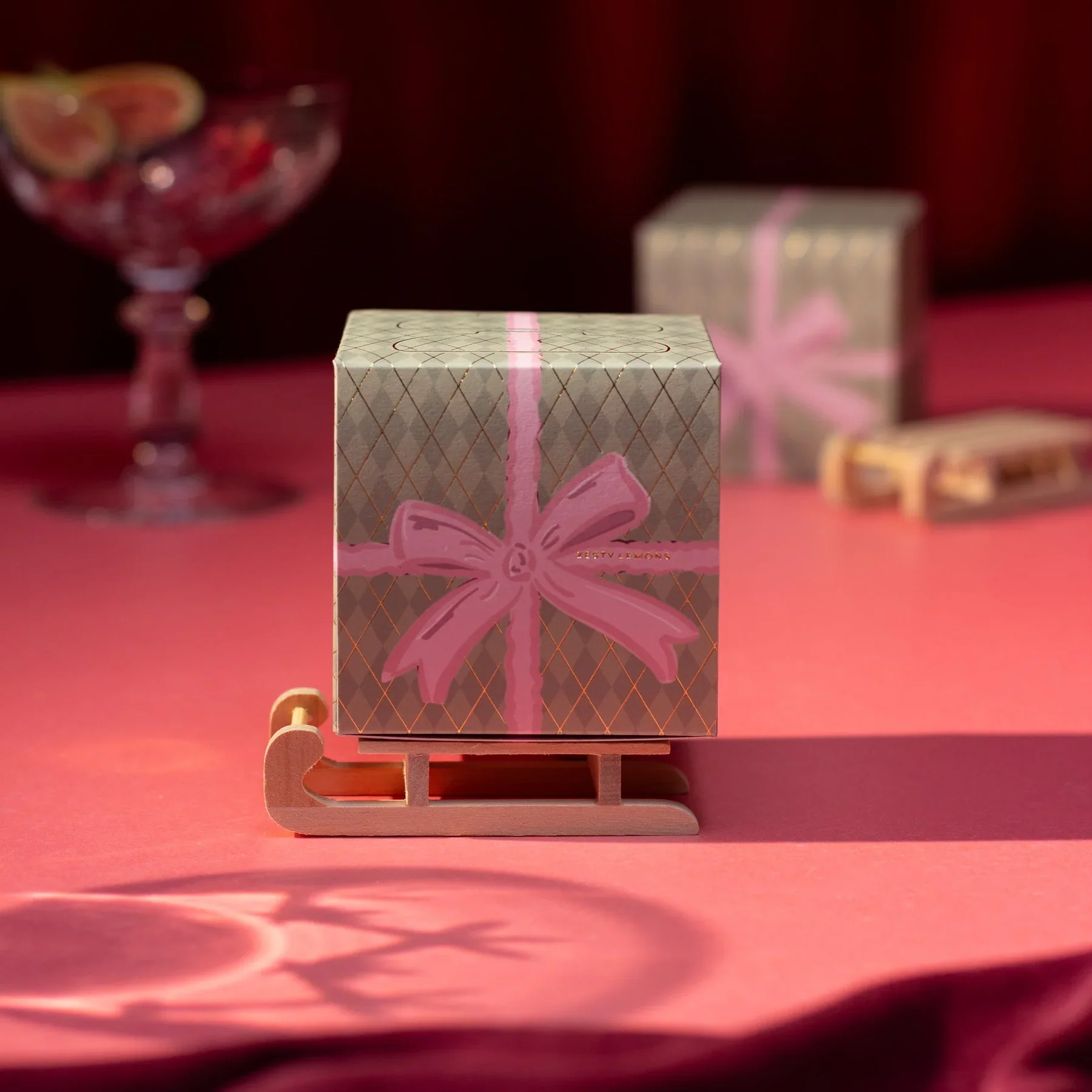 Sparkle Season 'Christmas Bow' Tealights | Myrrh & Tonka | Set of 2 - Image 4